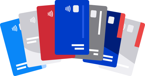 Credit Cards Stacked